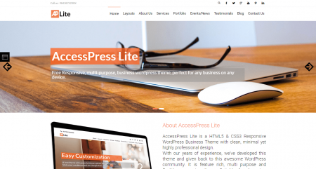 Accesspress Lite Theme