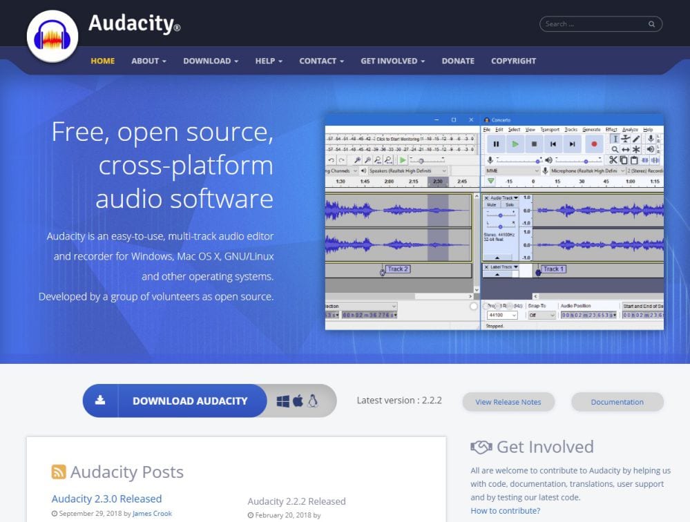 audacity vs garageband for mac