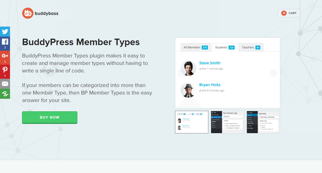 BuddyPress Member Types