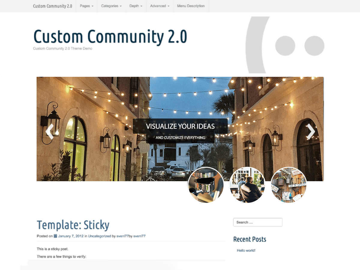 Custom Community Theme
