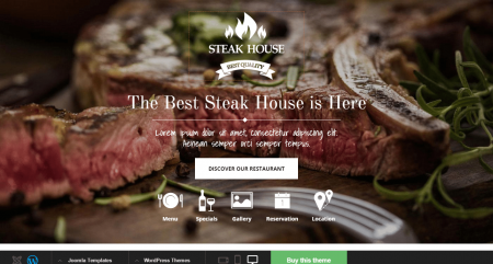 Steak House Food Theme