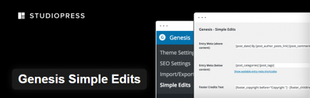 Genesis Simple Edits
