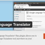 Google Language Translator Plugin