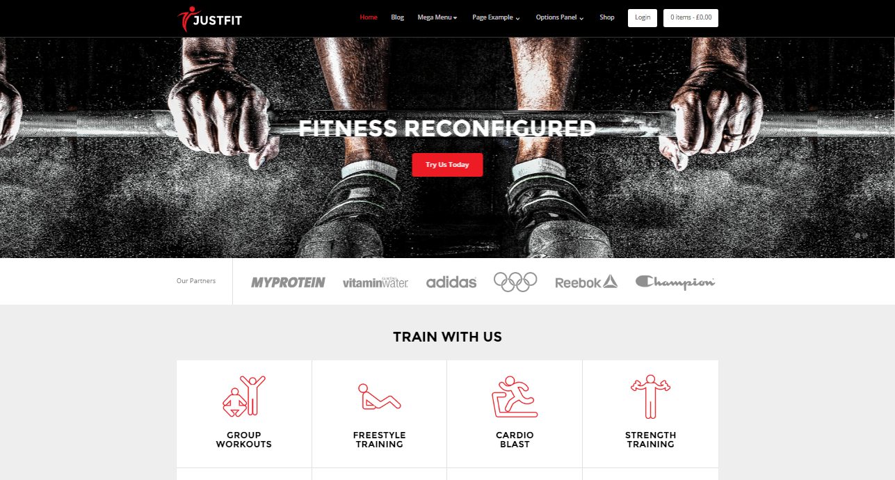 JustFit Theme