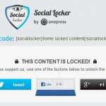 OnePress Social Locker