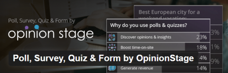 Poll, Survey, Quiz & List by OpinionStage