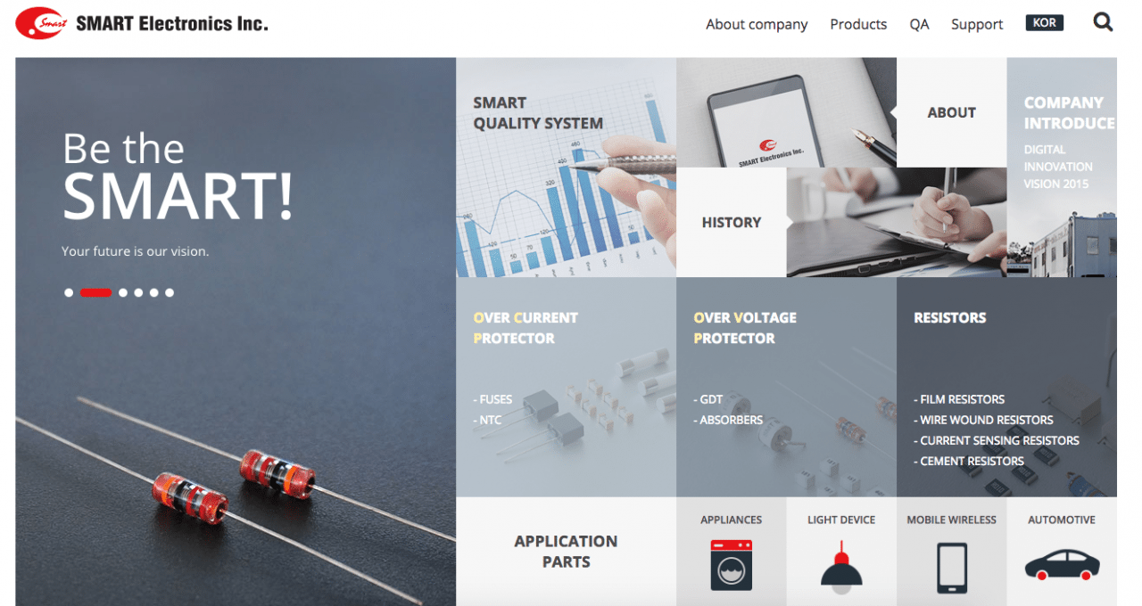 Smart Electronics site example
