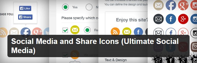Social Media and Share Icons