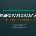 Unyson Framework page builder