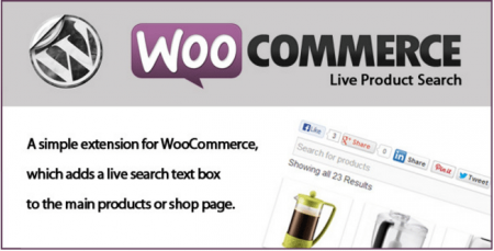 Woocommerce Live Product Search