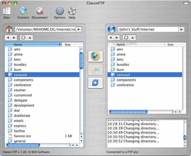 Capture d'écran de Classic FTP